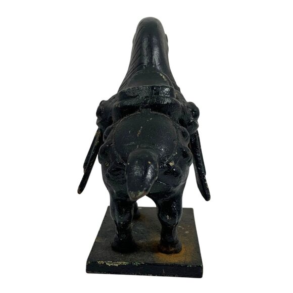 VTG Horse Sculpture Black Painted Decorative Statue Paperweight 2 LBS 1.1 OZ - Picture 6 of 8